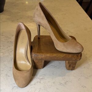 Michael Kors Tan Suede Heels
